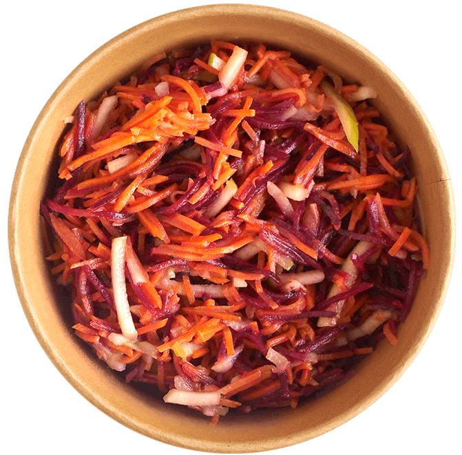 Carrot red beet salad
